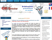 Tablet Screenshot of debloquersonportable.com